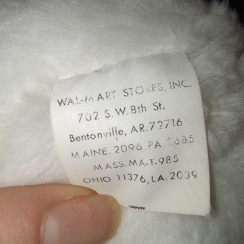 Vintage plush cow